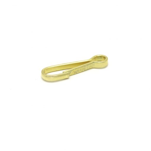 HC75 Brass electroplated (gold-like colour) Snap Hook