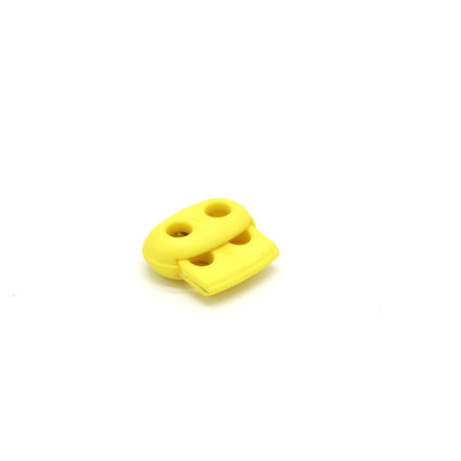 This is a 23mm toggle, made from plastic and Yellow in colour.