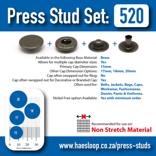 Press Stud Set - 520