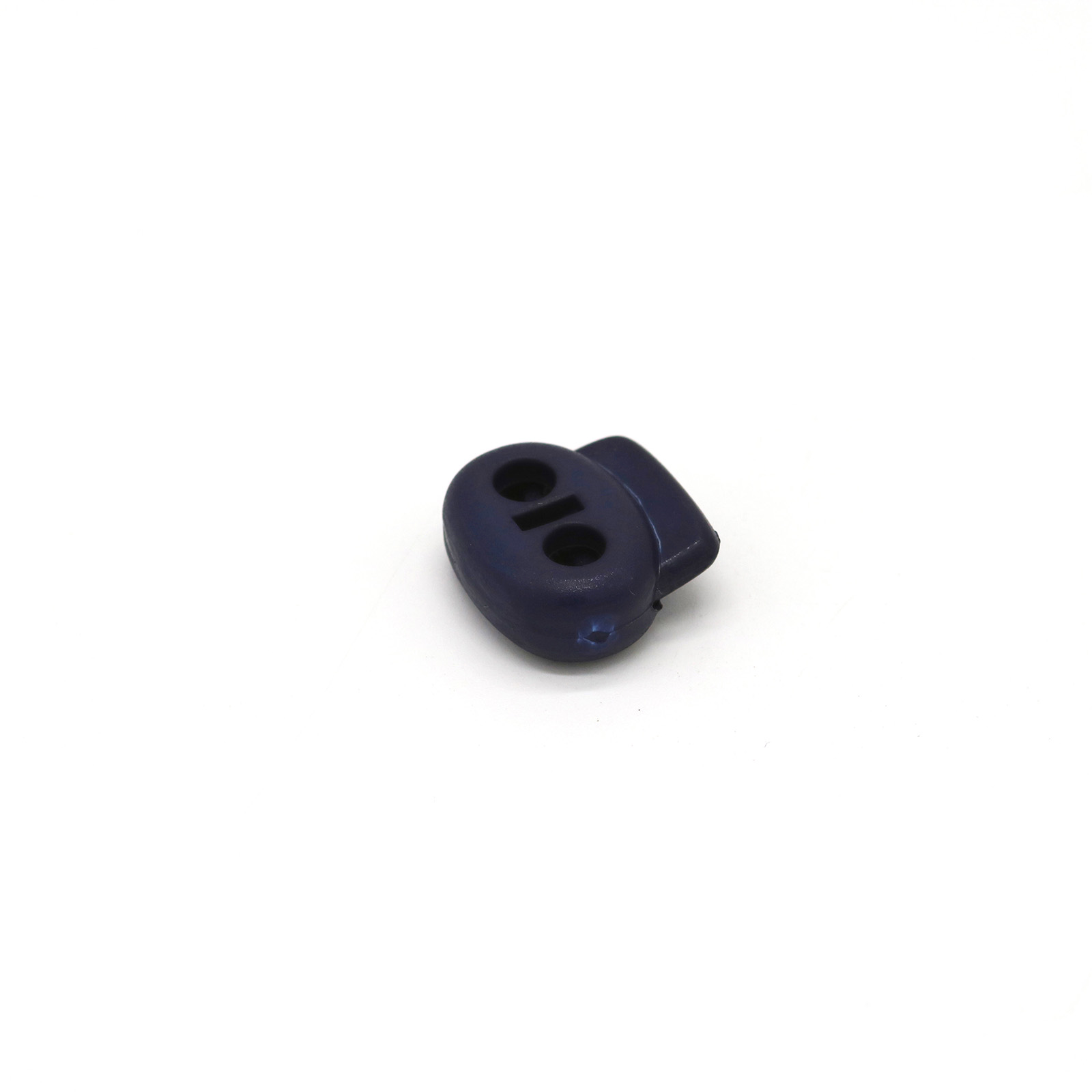 This is a 23mm toggle, made from plastic and Blue in colour.