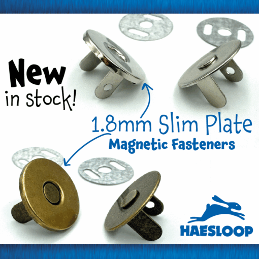 Slim Magnetic Fasteners with washers
