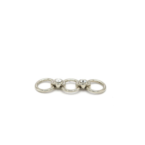 3 circle plastic diamond trim