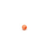 This is a bead, made from plastic and Peach in colour.