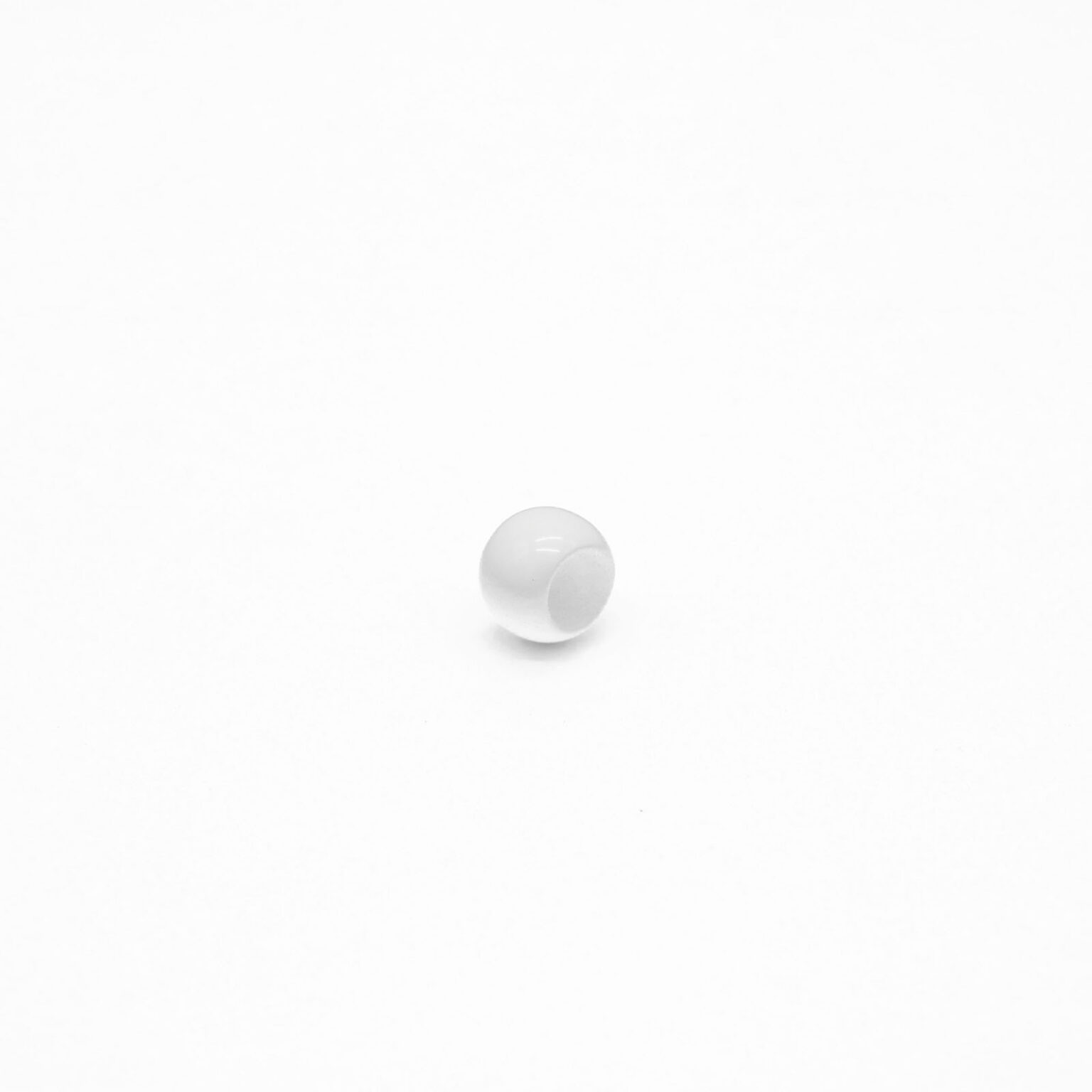 This is a bead, made from plastic and Black in colour.