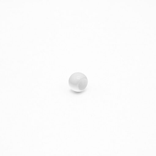 This is a bead, made from plastic and Black in colour.