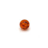 This is a bead, made from plastic and Tortoise in colour.