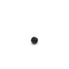 This is a 9mm bead, made from plastic and Black in colour.