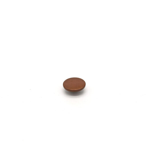 This is a 12.6mm cap, made from brass and Antique Copper Light in colour.