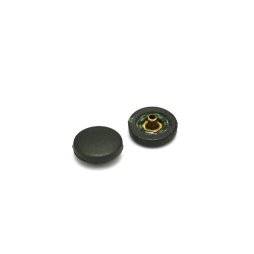 This is a 15.4mm cap, made from brass and Green in colour.
