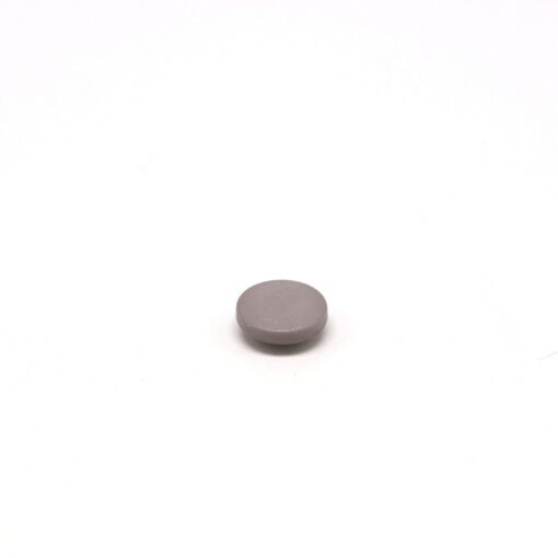 This is a 15.4mm cap, made from brass and Grey in colour.