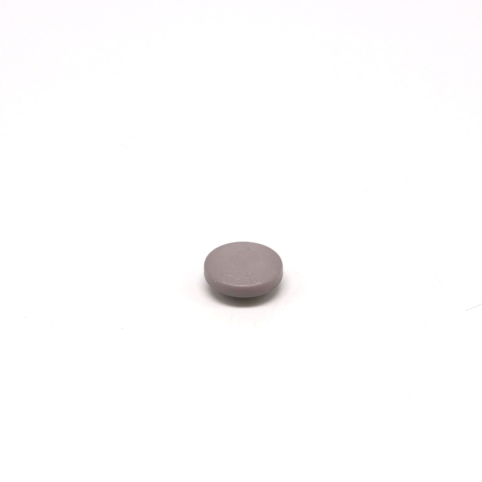 This is a 15.4mm cap, made from brass and Grey in colour.