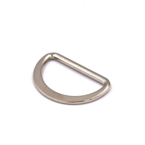 This is a 30mm D-Ring, made from cast and Nickel Plated in colour.