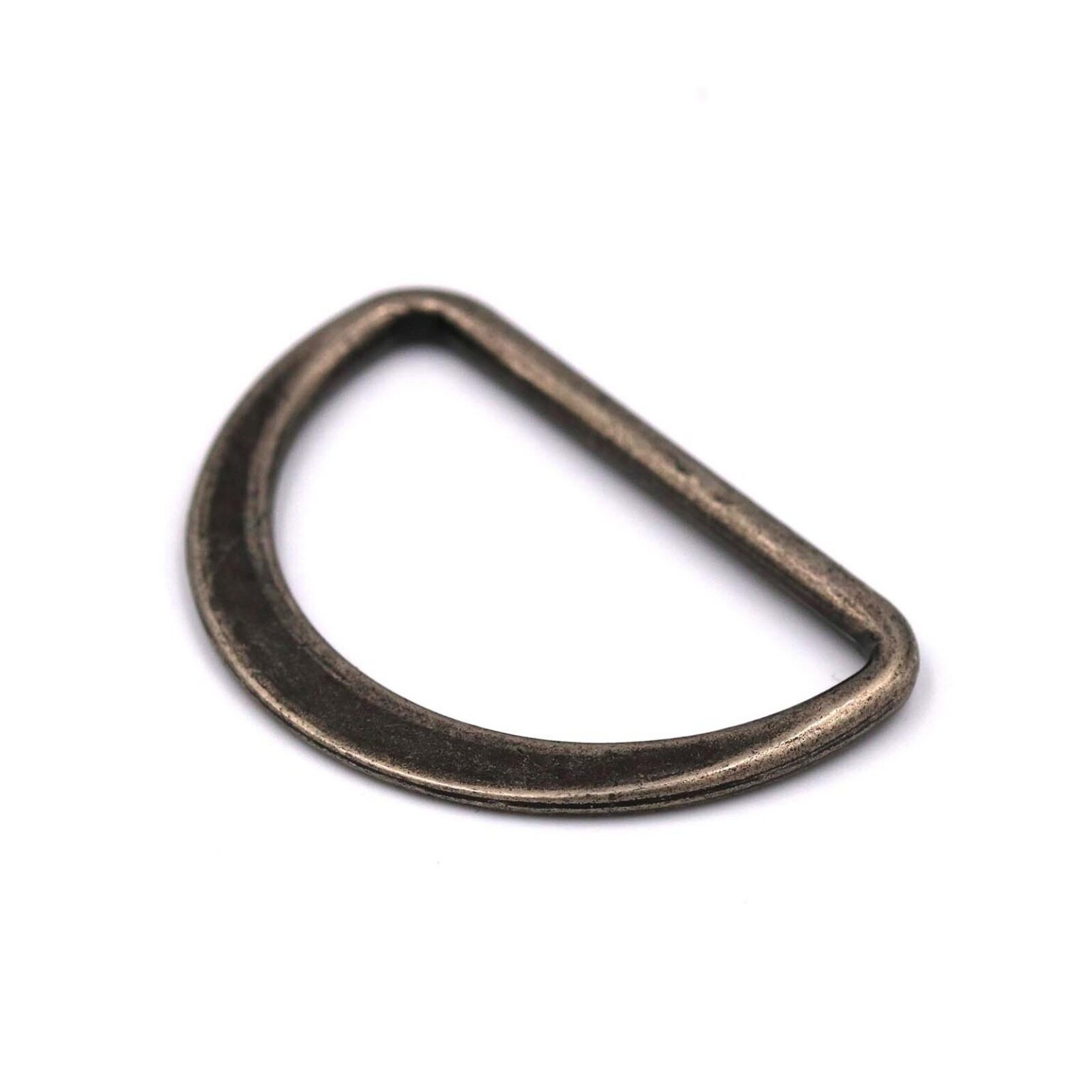 This is a 40mm D-Ring, made from cast and Antique Nickle Plated in colour.