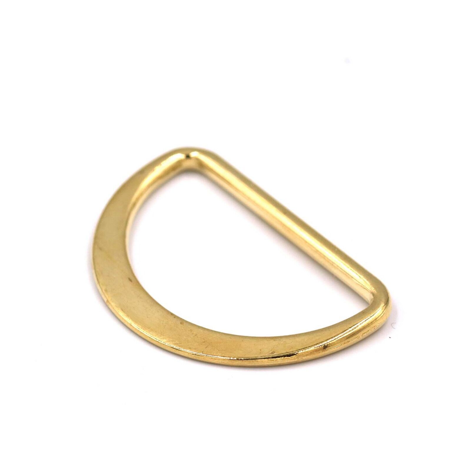 This is a 40mm D-Ring, made from cast and Brass in colour.
