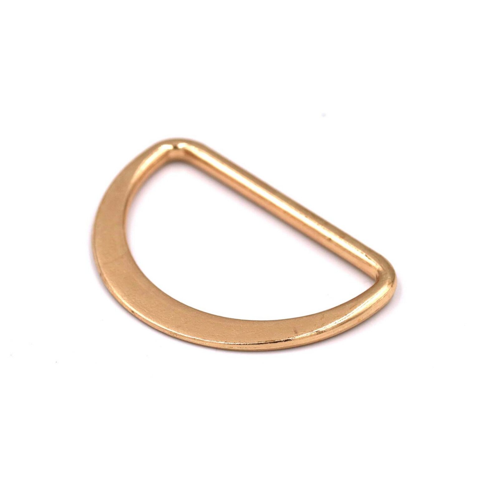 This is a 40mm D-Ring, made from cast and Gold in colour.
