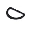 This is a 40mm D-Ring, made from cast and Black in colour.