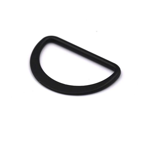 This is a 40mm D-Ring, made from cast and Black in colour.