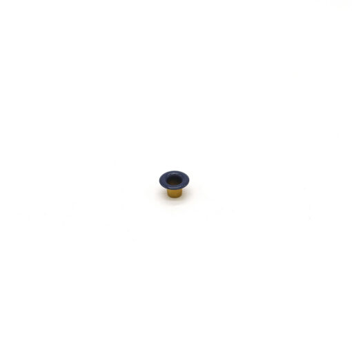 This is a 8mm eyelet, made from brass and Black in colour.