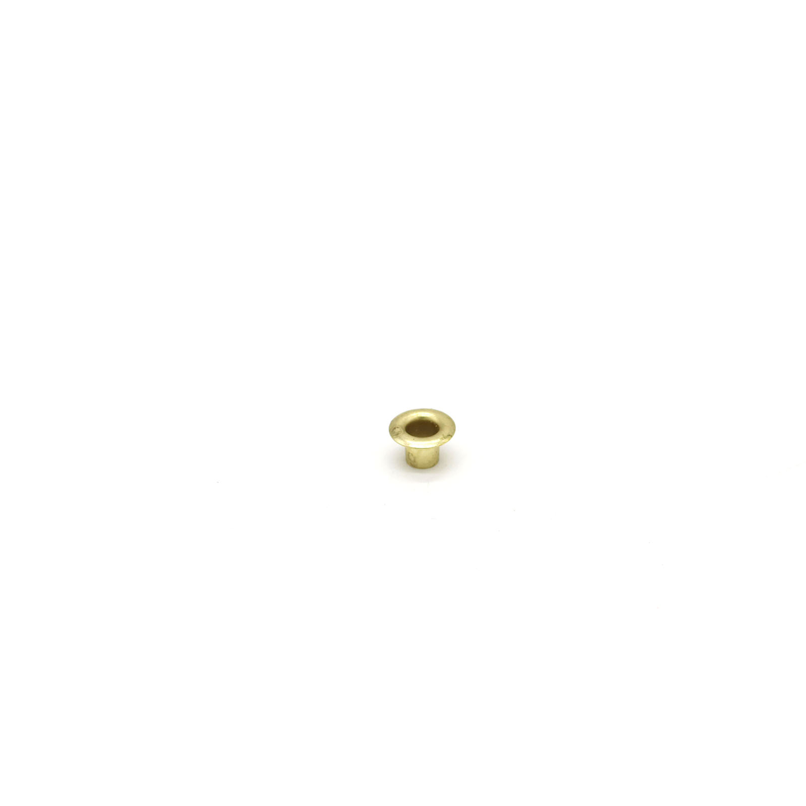 This is a 8mm eyelet, made from mild steel and Nickle Plated - Nickel Free in colour.