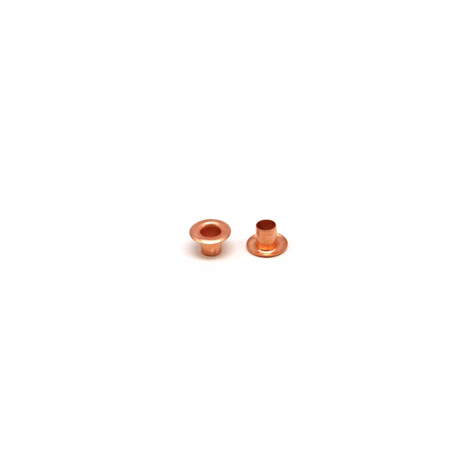 This is a 8mm eyelet, made from mild steel and Rose Gold in colour.