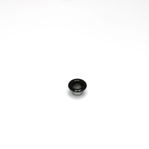 This is a 9mm eyelet, made from mild steel and Black in colour.