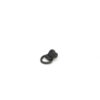 This is a 30mm loop, made from mild steel and Black in colour.