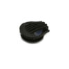 This is a toggle, made from plastic and Black in colour.