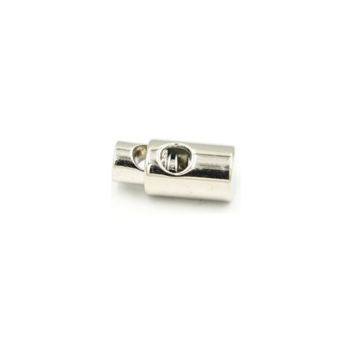 This is a 25mm toggle, made from plastic and Nickel Plated in colour.