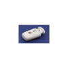This is a toggle, made from plastic and White in colour.