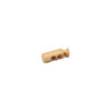 This is a 24mm toggle, made from plastic and Beige in colour.