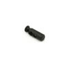 This is a 24mm toggle, made from plastic and Black in colour.