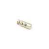 This is a 24mm toggle, made from plastic and Nickel Plated in colour.