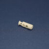 This is a 24mm toggle, made from plastic and White in colour.