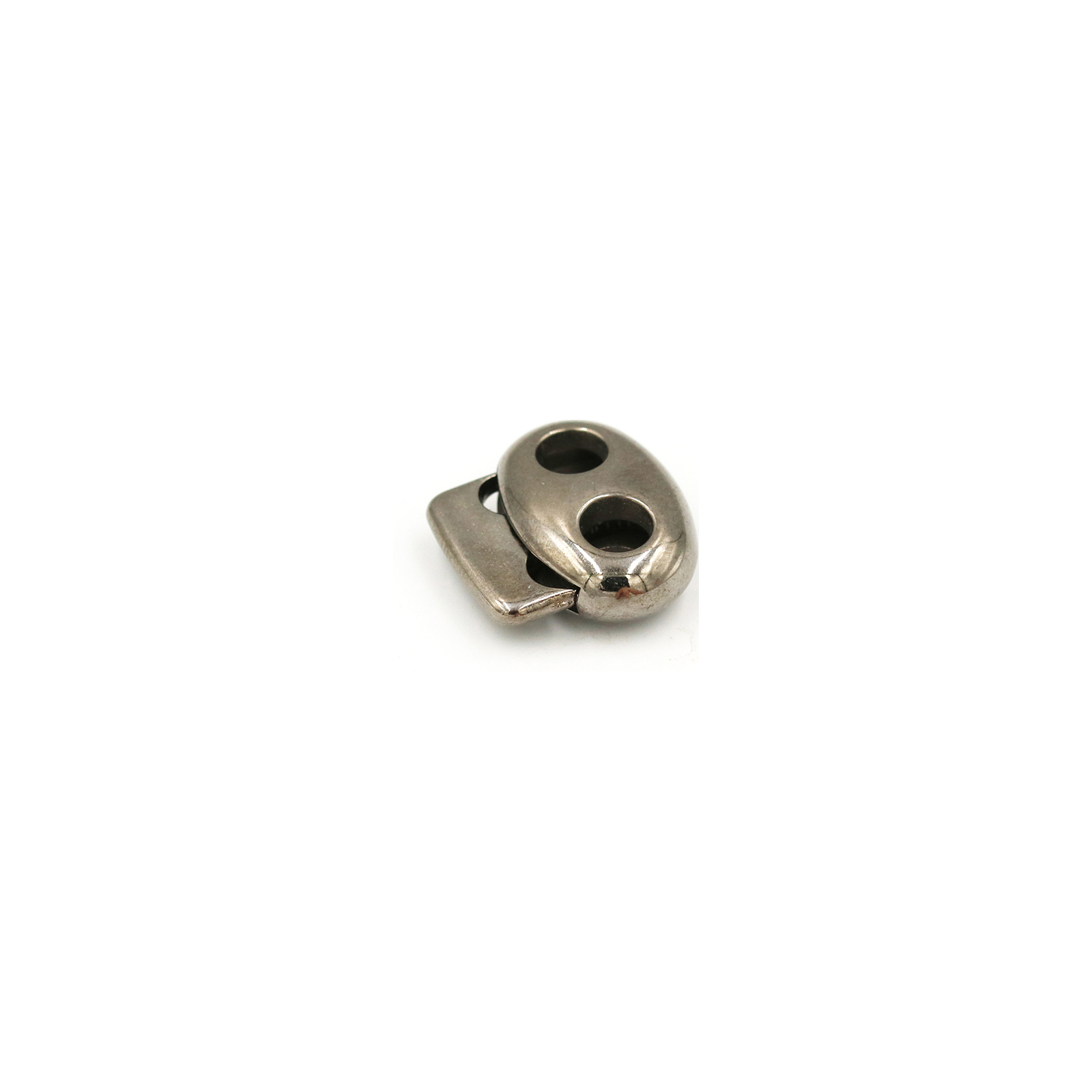 This is a 17mm toggle, made from plastic and Antique Nickle Plated in colour.