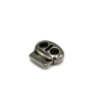This is a 17mm toggle, made from plastic and Nickel Plated in colour.