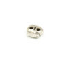 This is a 17mm toggle, made from plastic and Nickel Plated in colour.