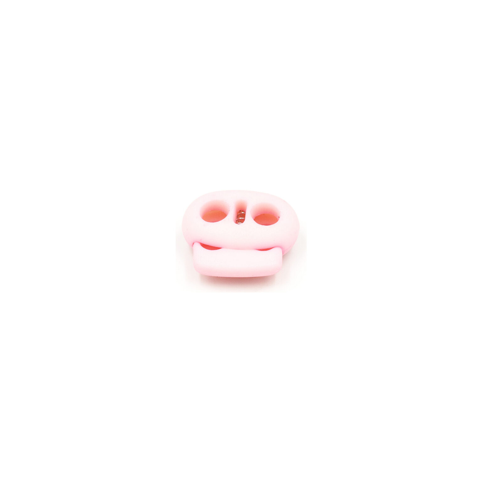 This is a 17mm toggle, made from plastic and Pink in colour.