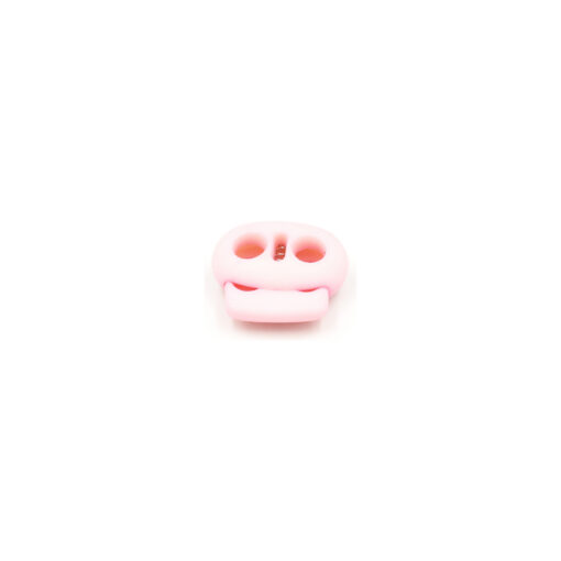 This is a 17mm toggle, made from plastic and Pink in colour.
