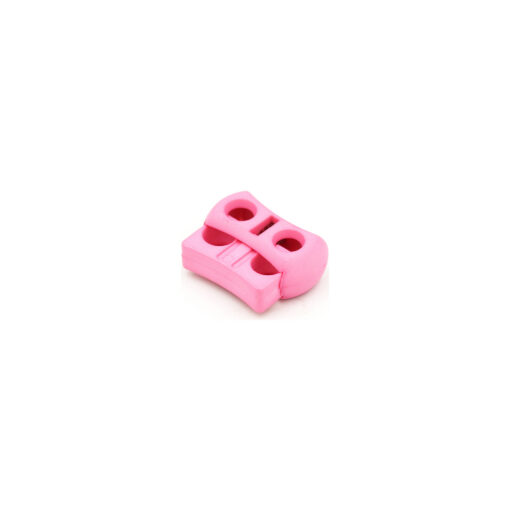 This is a toggle, made from plastic and Pink in colour.
