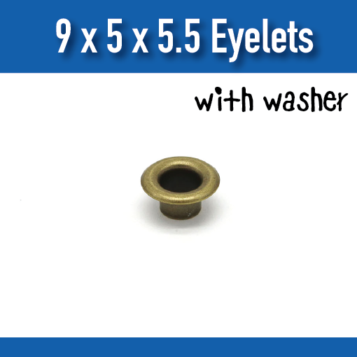 9 x 5 x 5.5 Eyelets
