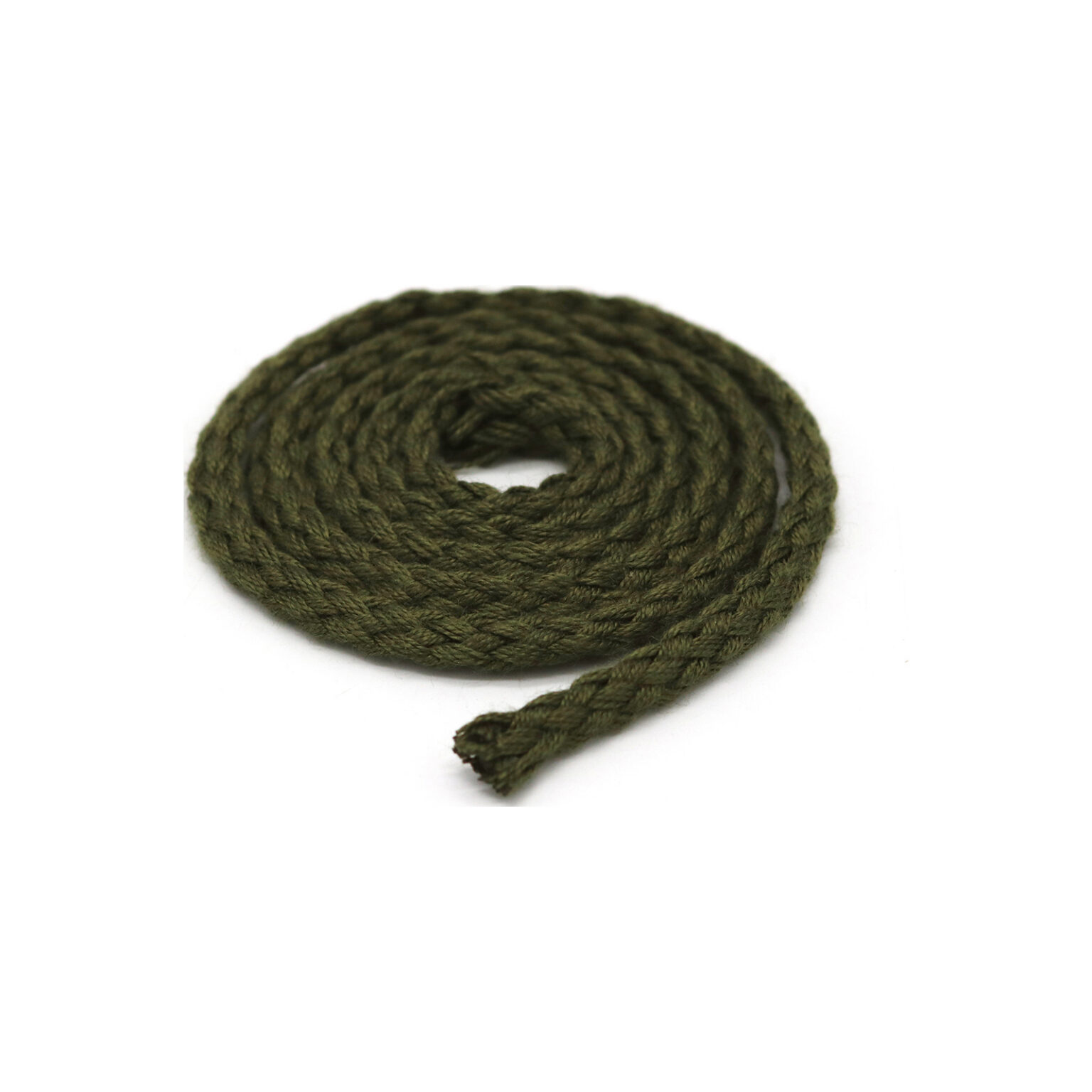 This is a 4mm drawcord and Olive in colour.