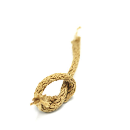 This is a 5mm drawcord and Raw in colour.