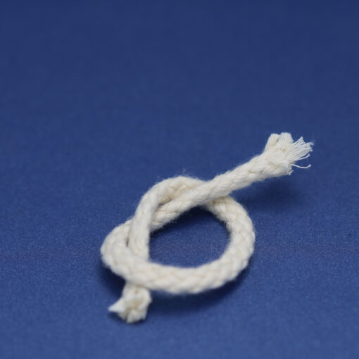This is a 5mm drawcord, made from cast zinc and Raw in colour.