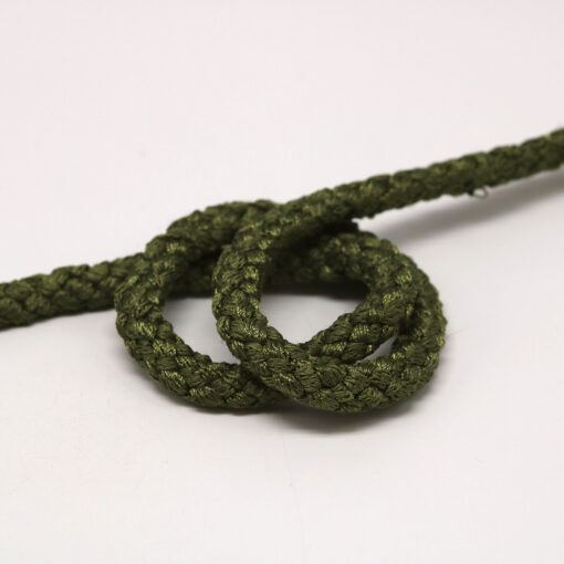 This is a 42mm drawcord, made from plastic and Olive in colour.