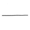This is a 3mm drawcord, made from brass and Black in colour.