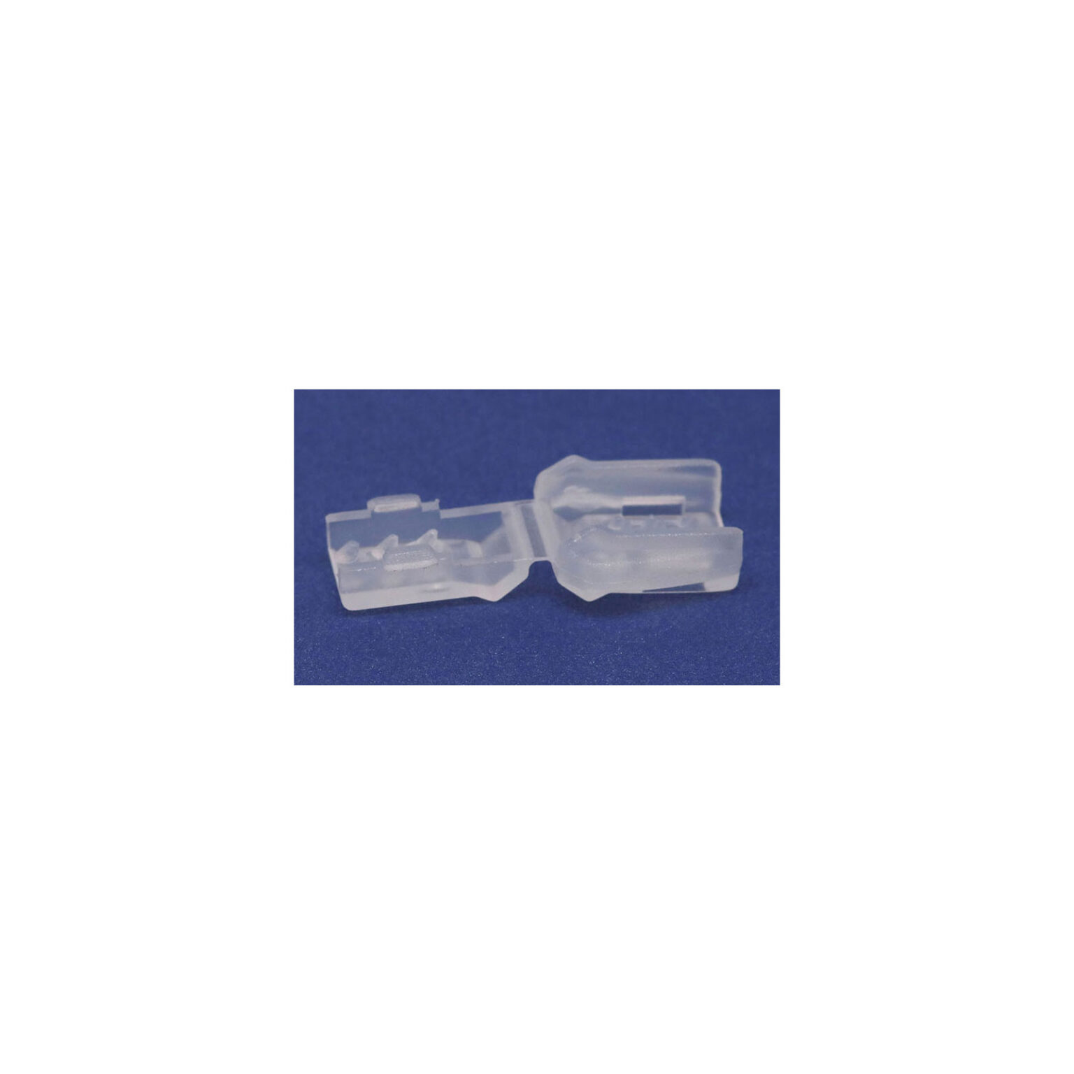 This is a drawcord, made from plastic and Clear in colour.