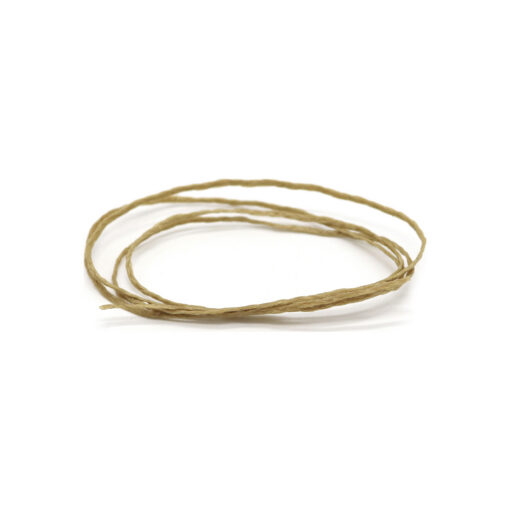 This is a 1mm drawcord, made from textile and Beige in colour.